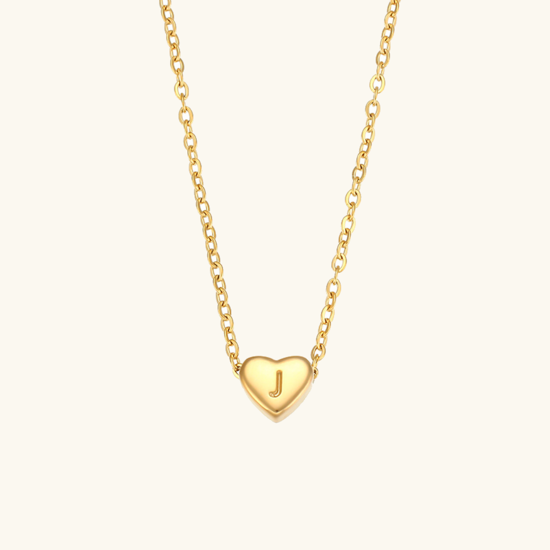 Hart™ | Heart Pendant Necklace with Initial