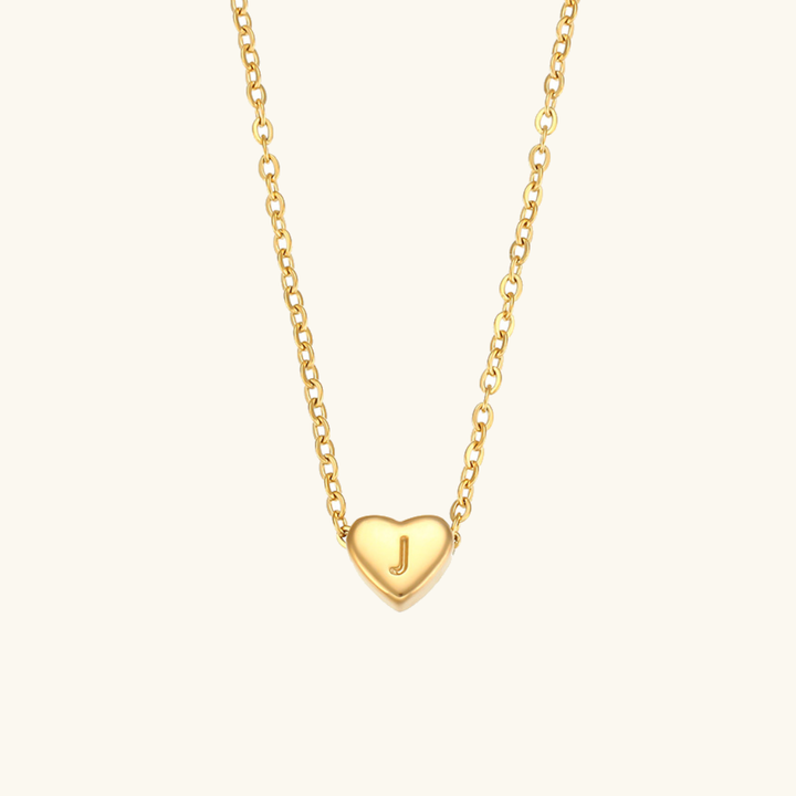 Hart™ | Heart Pendant Necklace with Initial