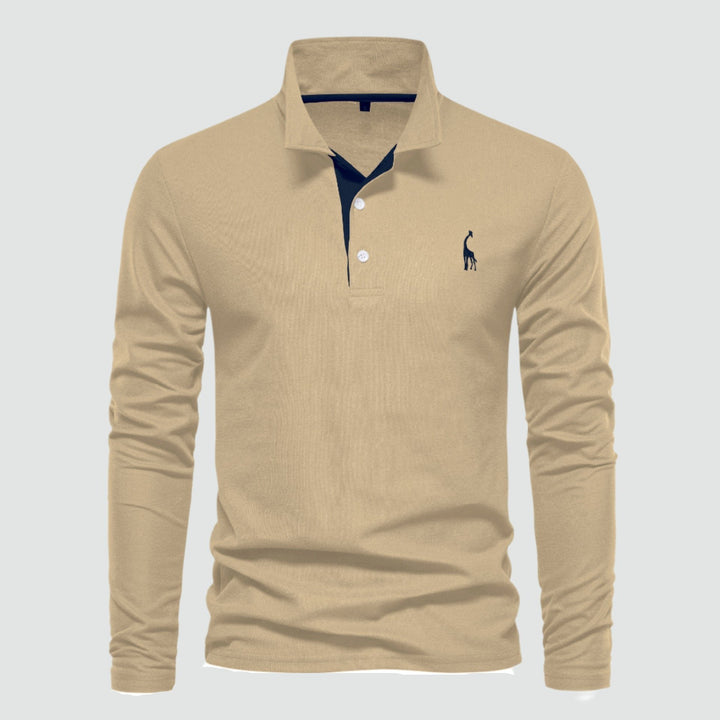 Reynan - Classic Long-Sleeve Polo Shirt