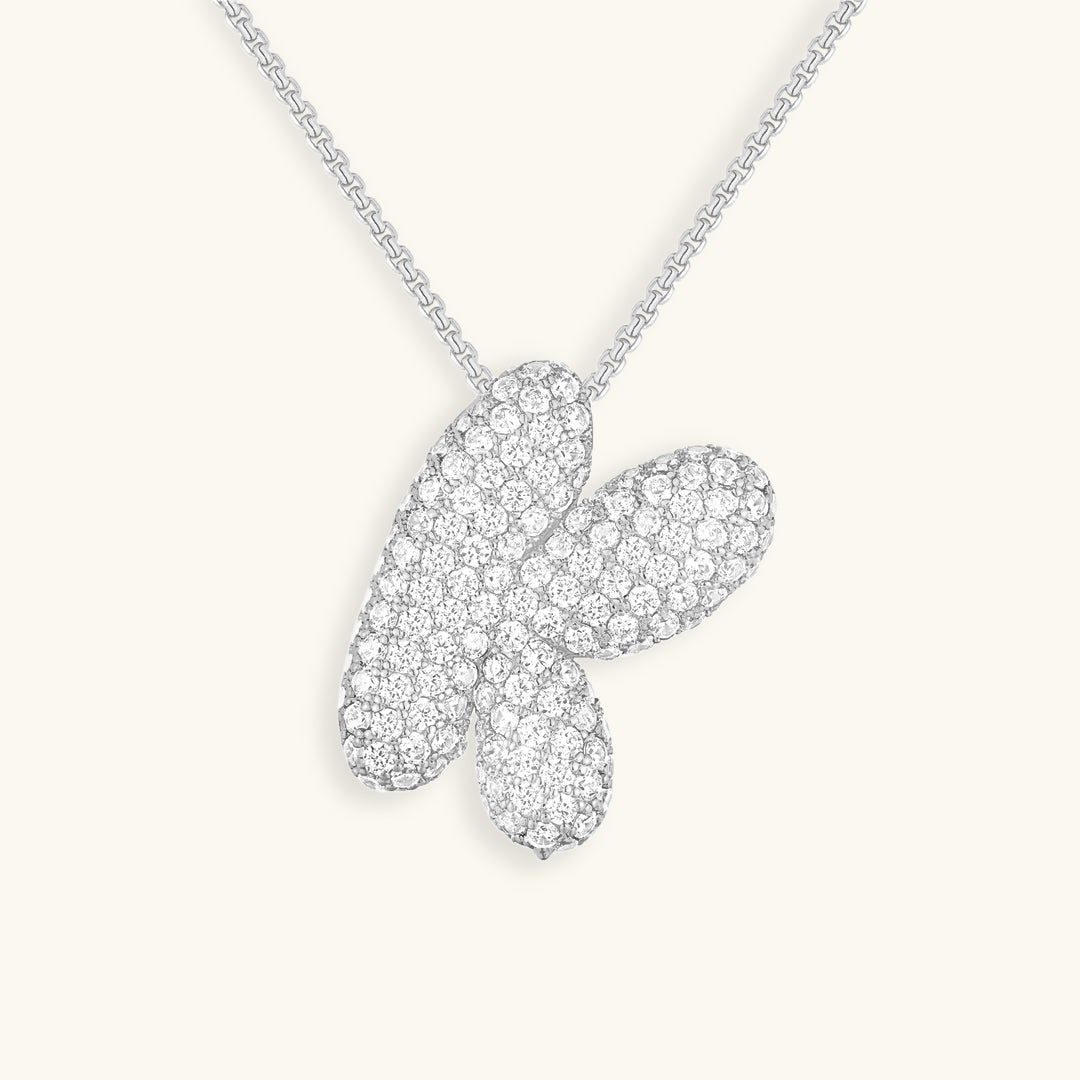 Bubble™ | Necklace with Diamonds and Initials