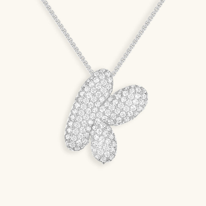 Bubble™ | Necklace with Diamonds and Initials
