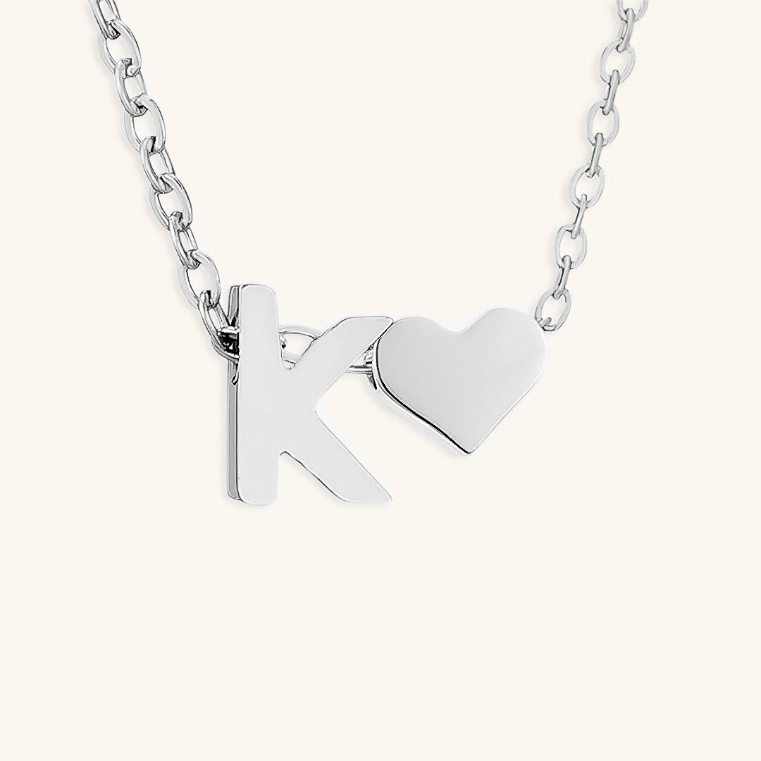 Ria™ | Heart and Initial Necklace