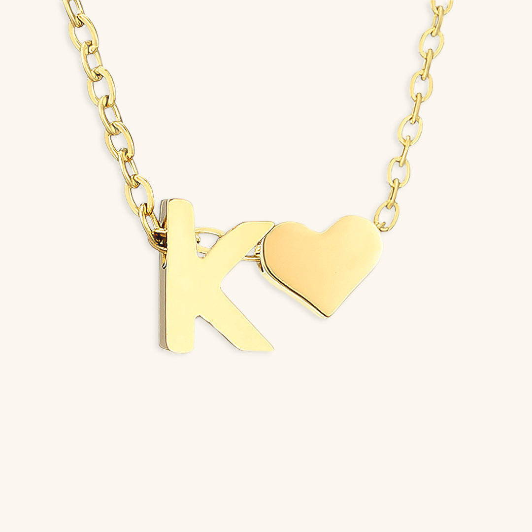 Ria™ | Heart and Initial Necklace