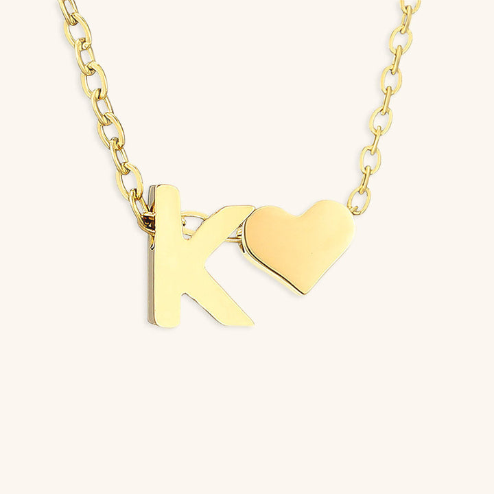 Ria™ | Heart and Initial Necklace