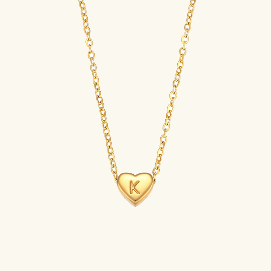 Hart™ | Heart Pendant Necklace with Initial