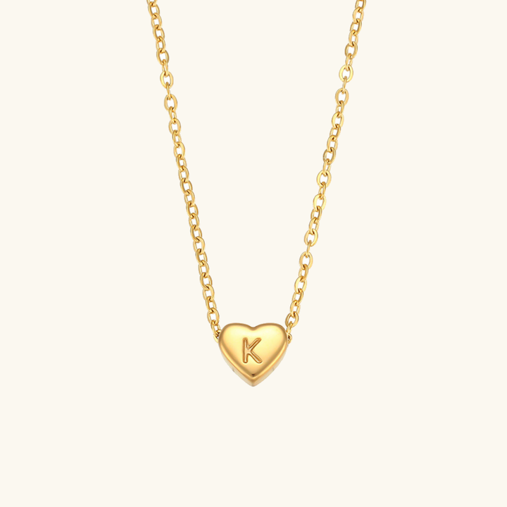 Hart™ | Heart Pendant Necklace with Initial