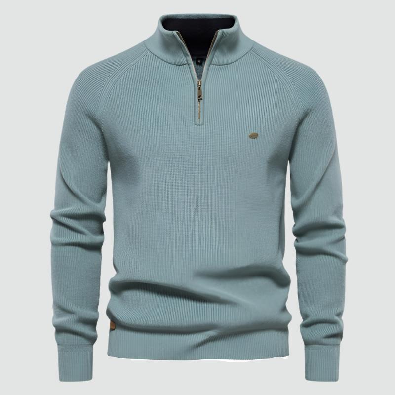 Lucio - Warm Zipper Knit Sweater