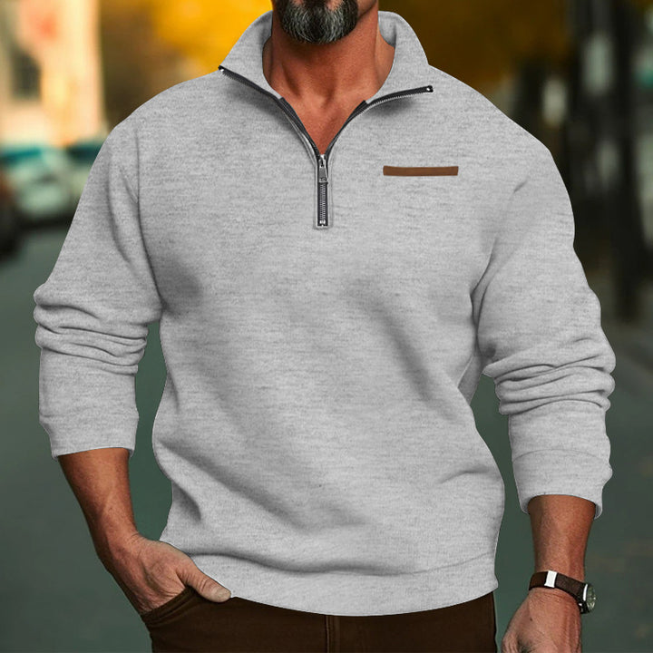 Parker - Velvet Half-Zip Pullover