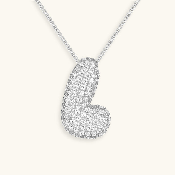 Bubble™ | Necklace with Diamonds and Initials