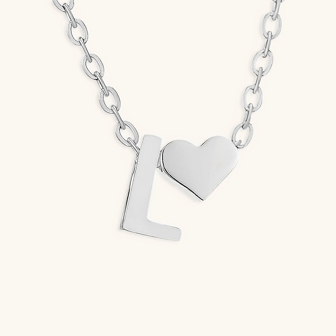 Ria™ | Heart and Initial Necklace