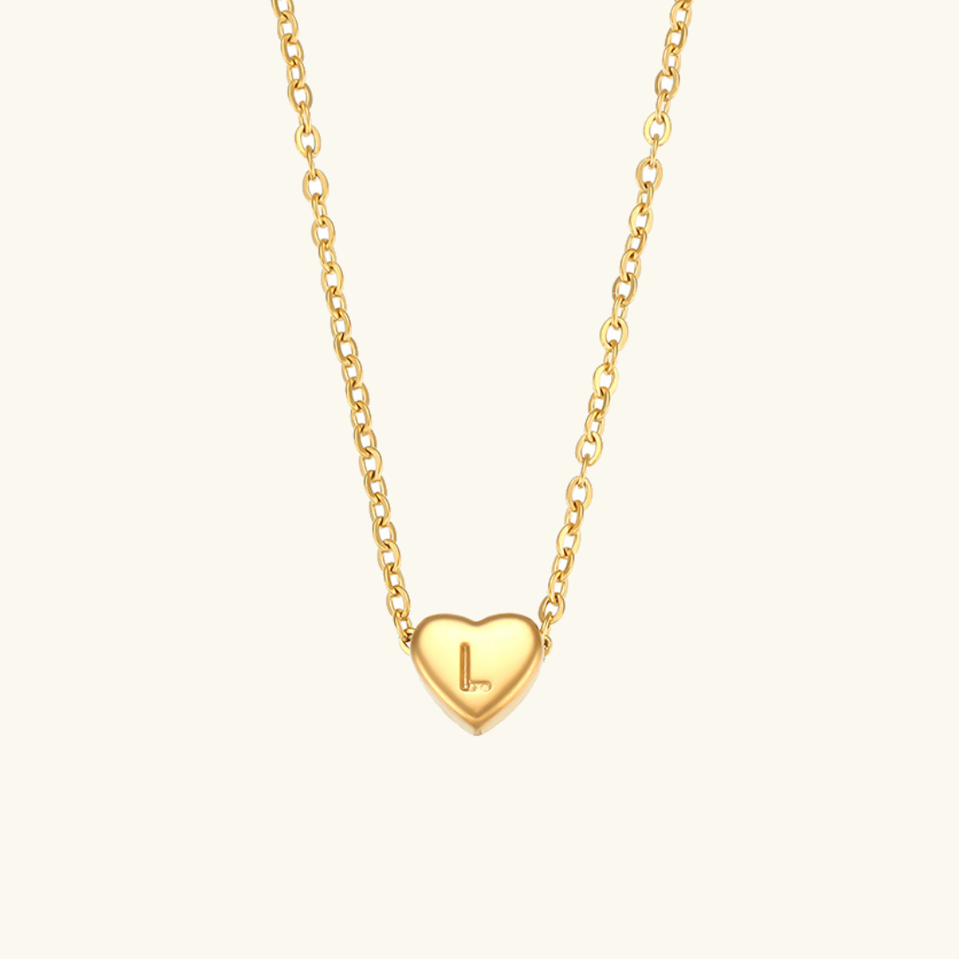 Hart™ | Heart Pendant Necklace with Initial