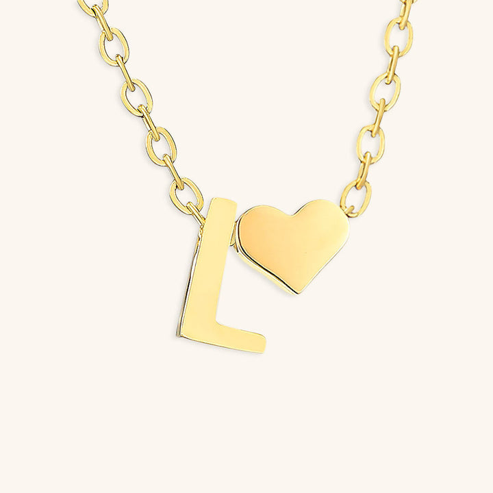 Ria™ | Heart and Initial Necklace