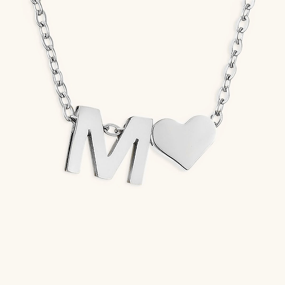Ria™ | Heart and Initial Necklace