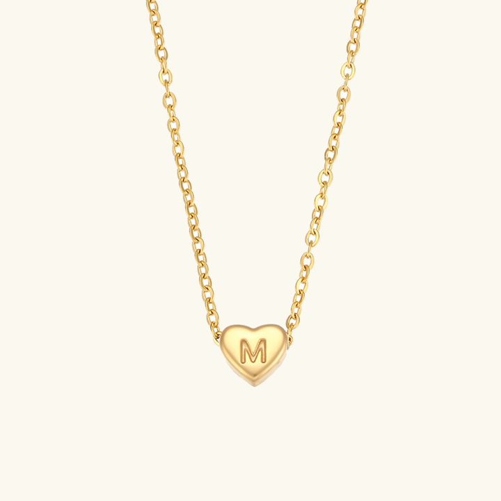 Hart™ | Heart Pendant Necklace with Initial