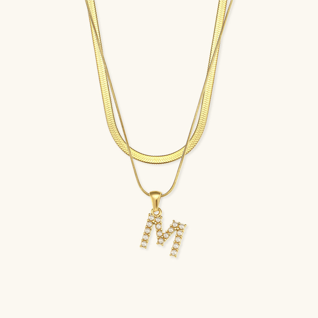 Fiona™ | Two-in-one necklace with initial