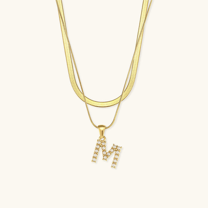 Fiona™ | Two-in-one necklace with initial