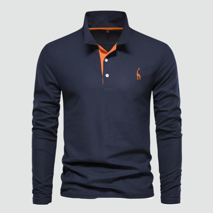 Reynan - Classic Long-Sleeve Polo Shirt