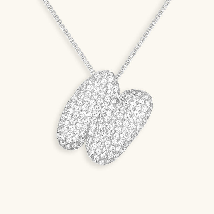 Bubble™ | Necklace with Diamonds and Initials