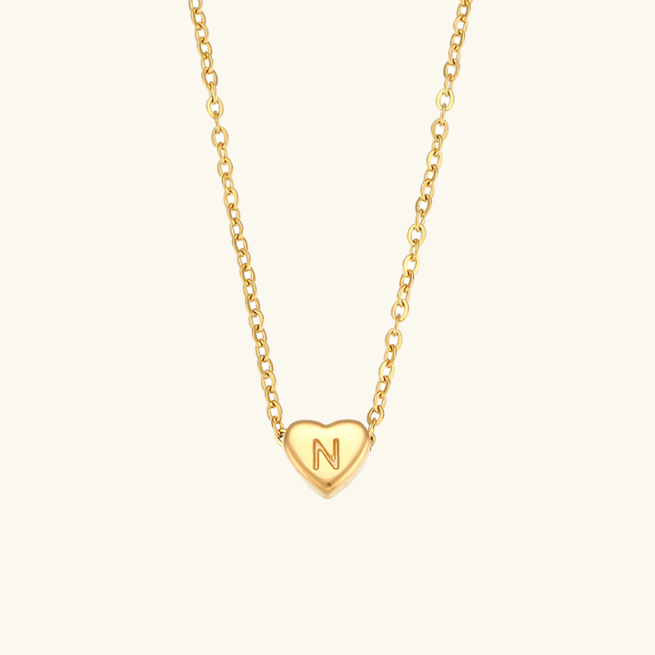 Hart™ | Heart Pendant Necklace with Initial