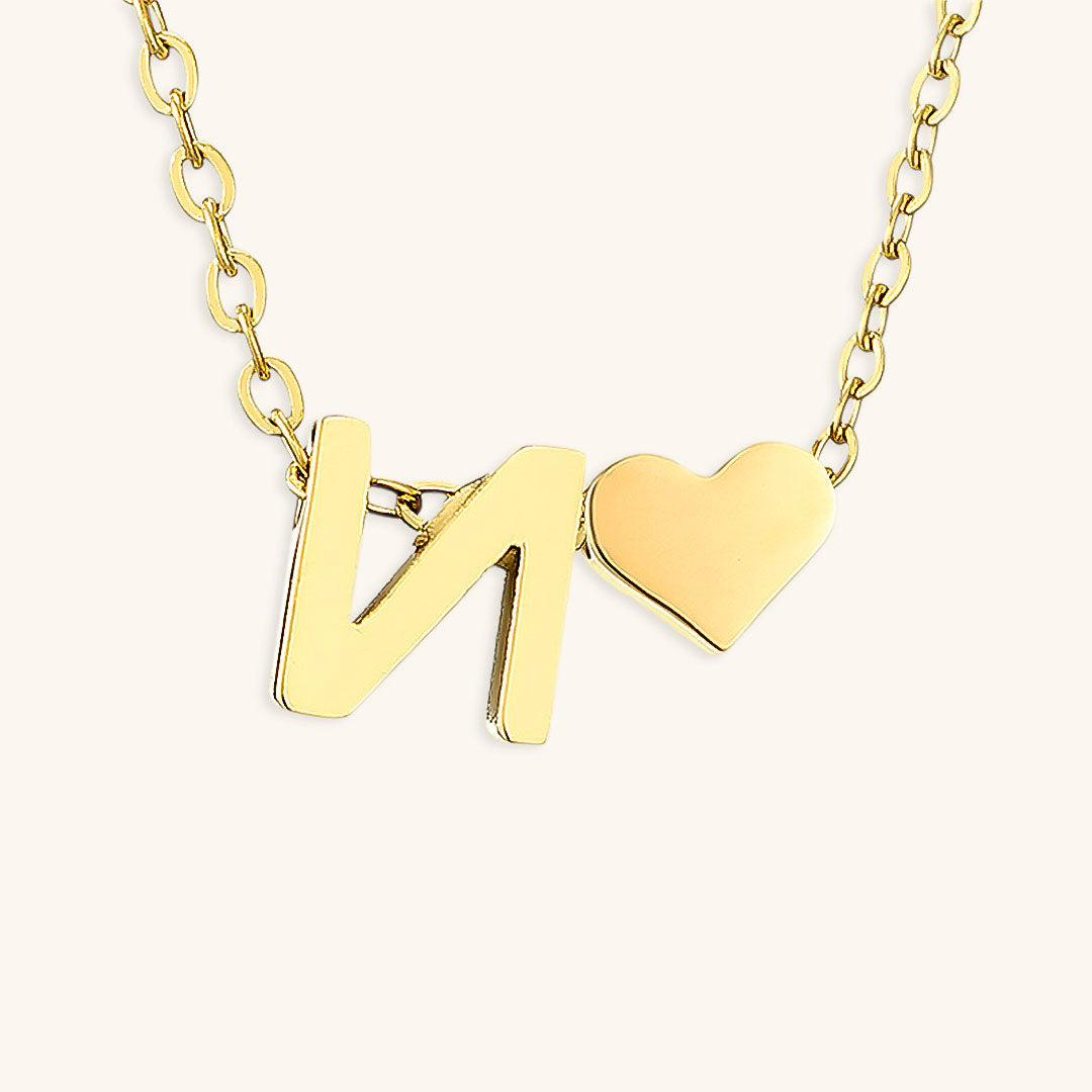 Ria™ | Heart and Initial Necklace