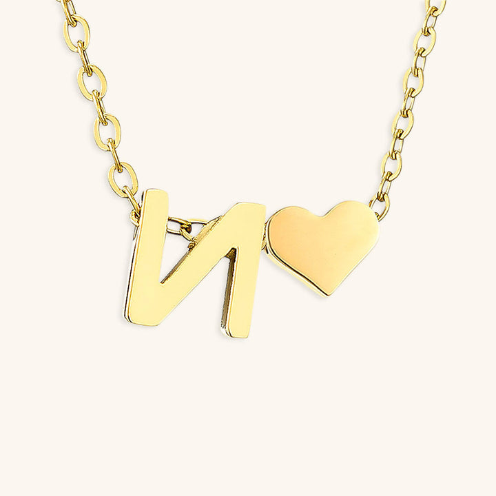 Ria™ | Heart and Initial Necklace