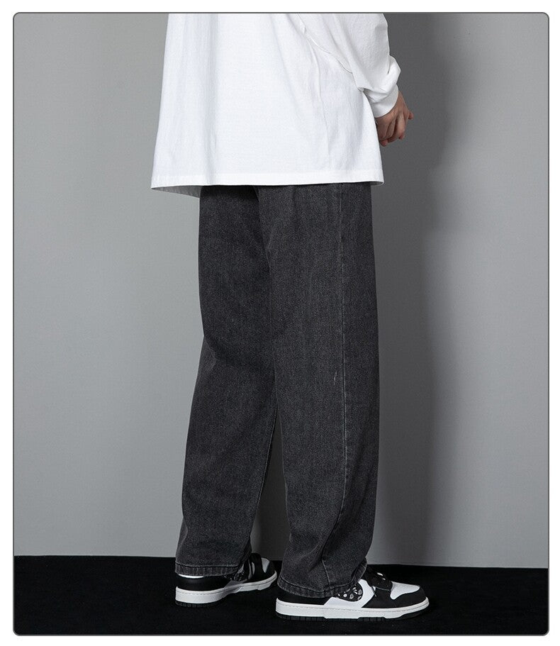 Randy - Classic Wide Leg Denim Pants