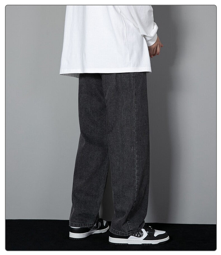 Randy - Classic Wide Leg Denim Pants