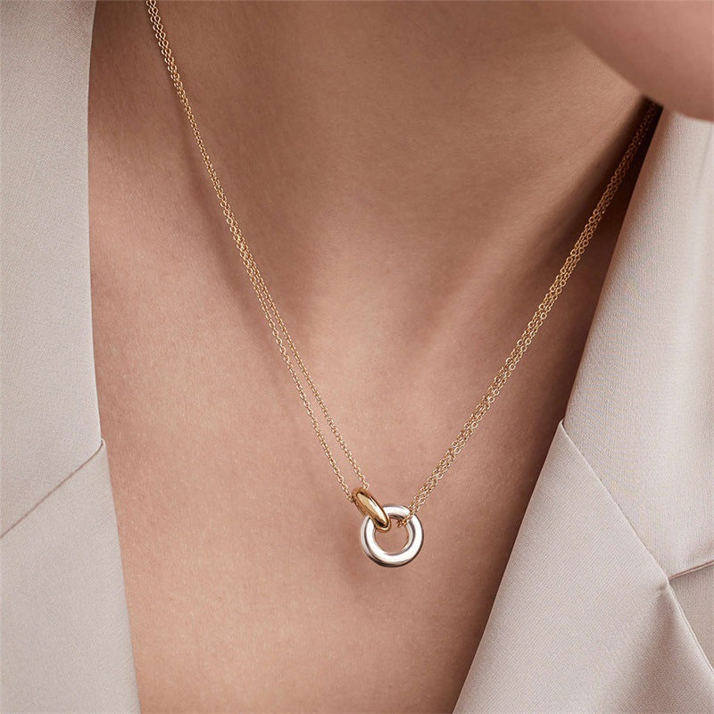 Rose™ | Gold Necklace with Ring
