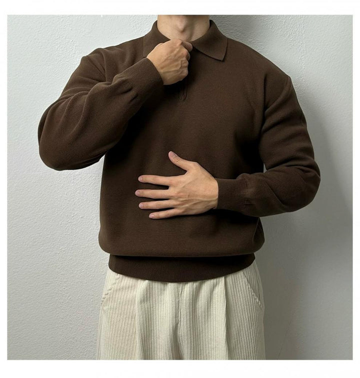 Derek - Zip Collar Sweater