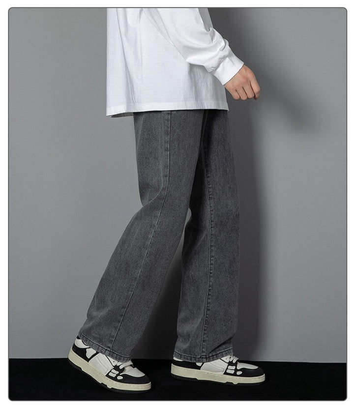 Randy - Classic Wide Leg Denim Pants