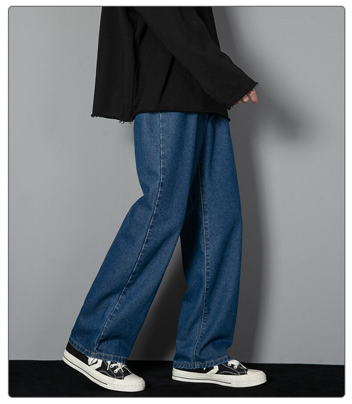 Randy - Classic Wide Leg Denim Pants