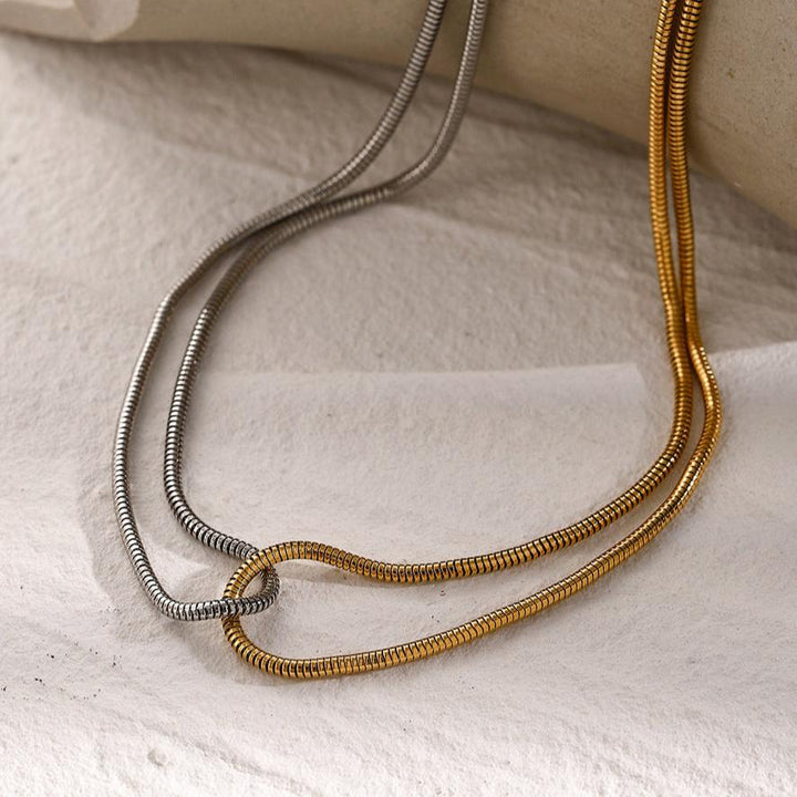 Talia™ | Two-tone Necklace