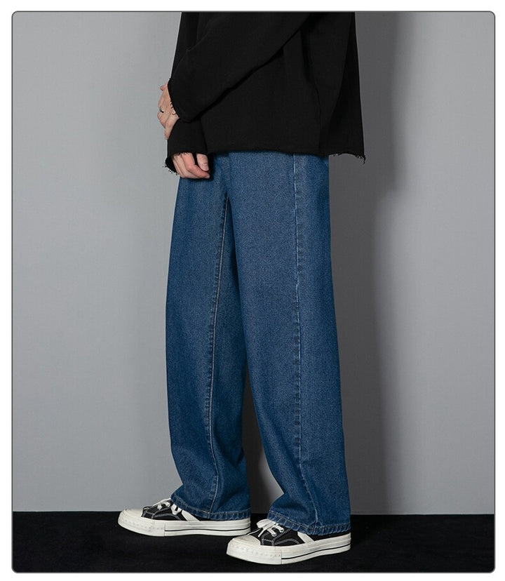 Randy - Classic Wide Leg Denim Pants