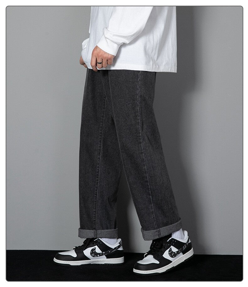 Randy - Classic Wide Leg Denim Pants