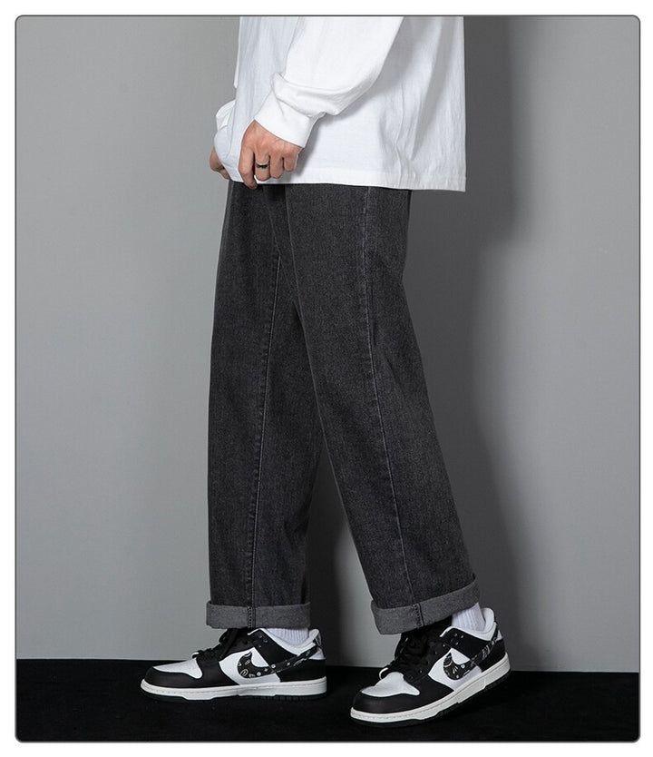 Randy - Classic Wide Leg Denim Pants