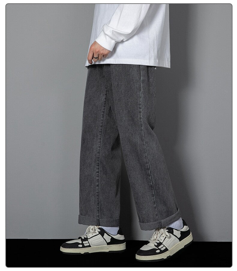 Randy - Classic Wide Leg Denim Pants