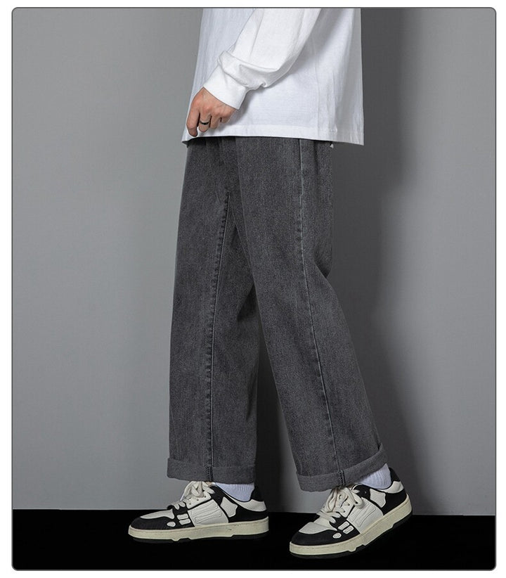 Randy - Classic Wide Leg Denim Pants