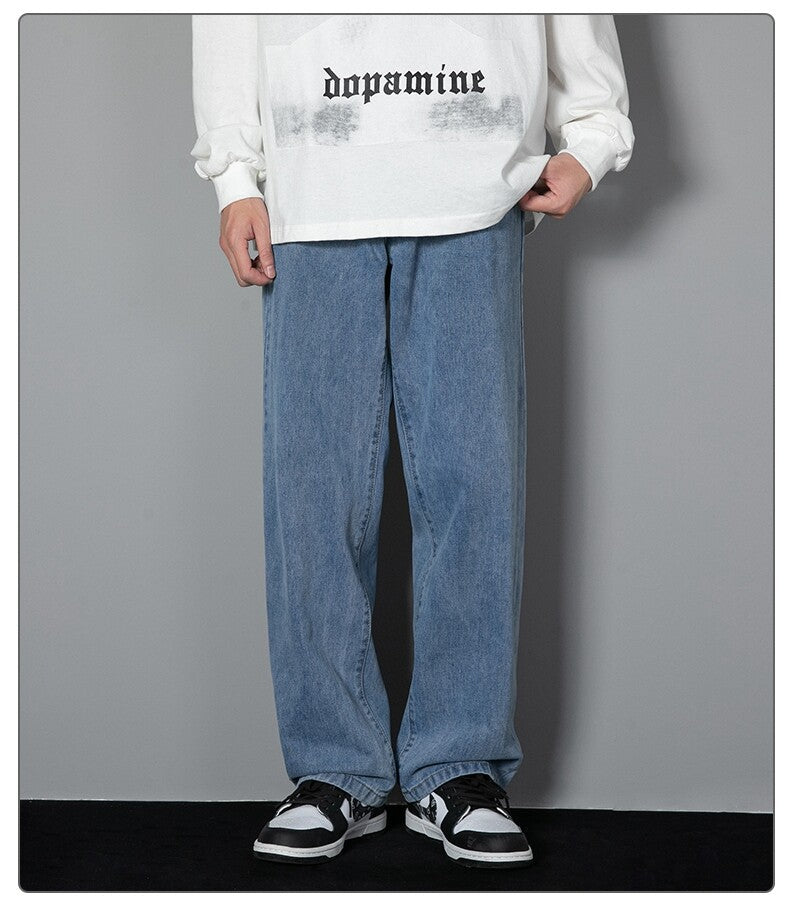 Randy - Classic Wide Leg Denim Pants
