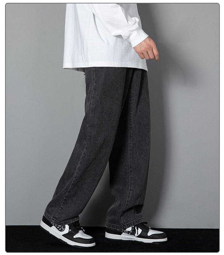 Randy - Classic Wide Leg Denim Pants