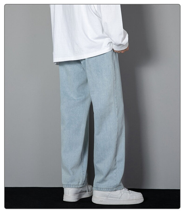 Randy - Classic Wide Leg Denim Pants