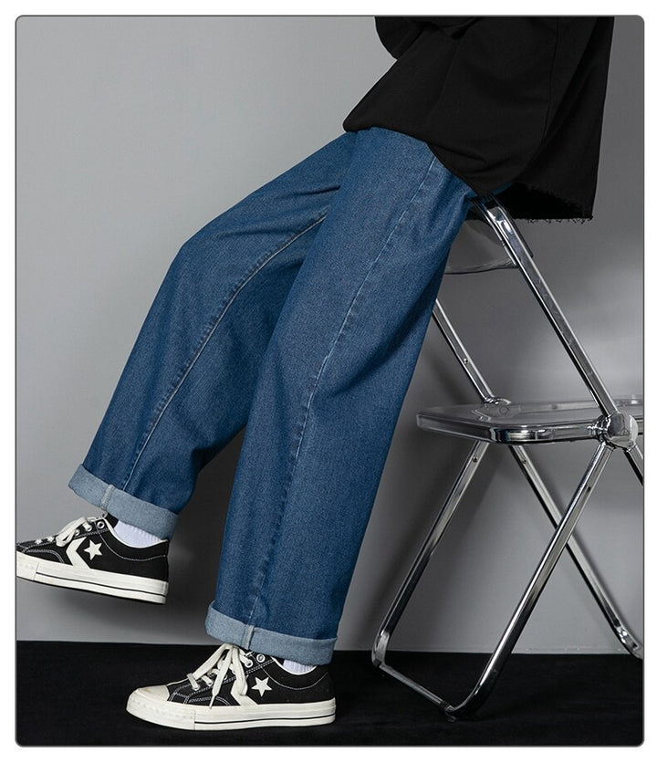 Randy - Classic Wide Leg Denim Pants