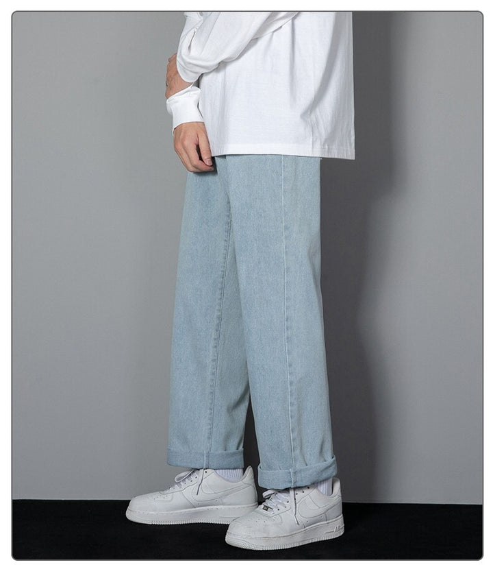 Randy - Classic Wide Leg Denim Pants