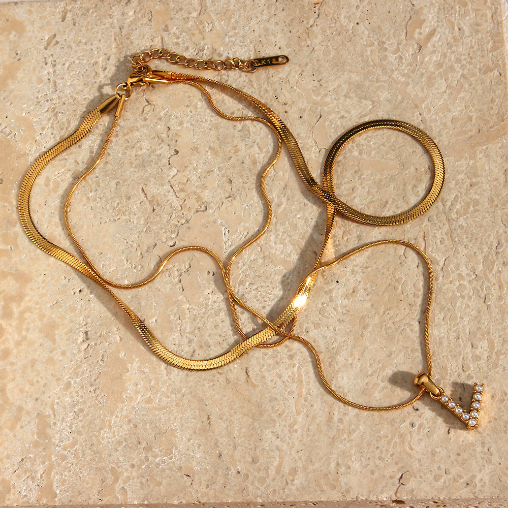 Fiona™ | Two-in-one necklace with initial