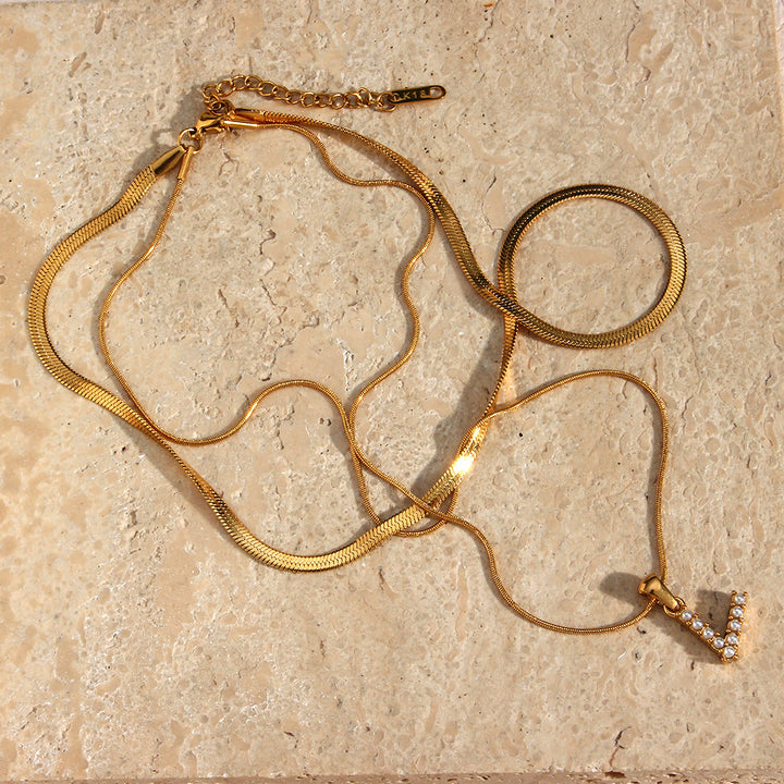 Fiona™ | Two-in-one necklace with initial