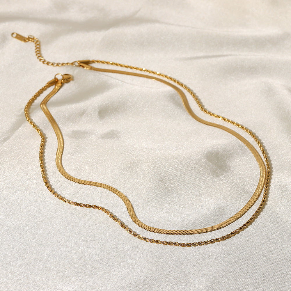 Hailey™ | Layered Gold Chain Necklace