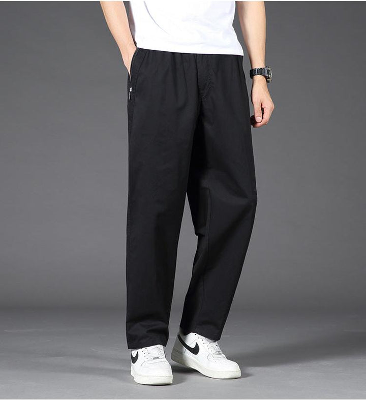 Leonard - Relaxed Fit Cotton Trousers