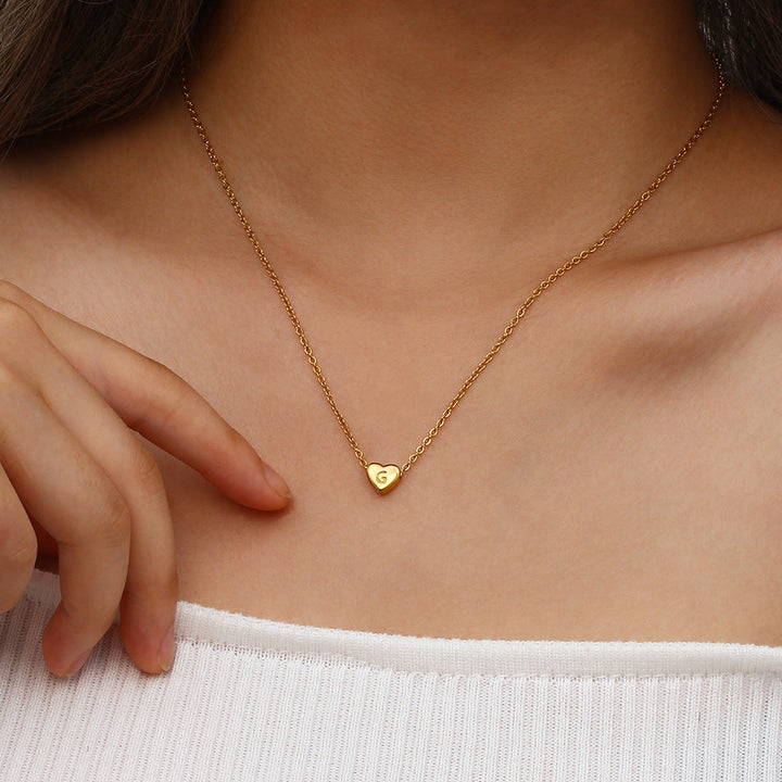 Hart™ | Heart Pendant Necklace with Initial