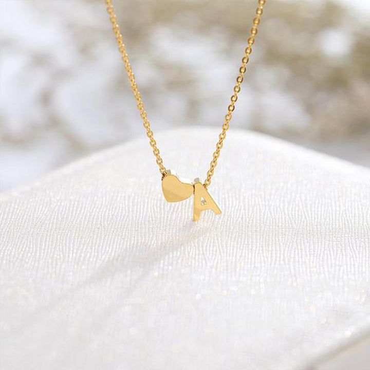 Ria™ | Heart and Initial Necklace