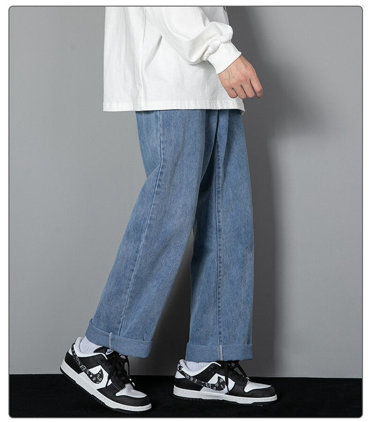 Randy - Classic Wide Leg Denim Pants