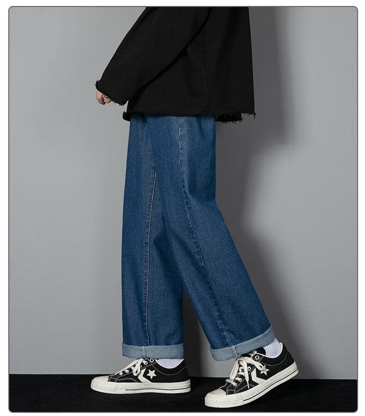 Randy - Classic Wide Leg Denim Pants